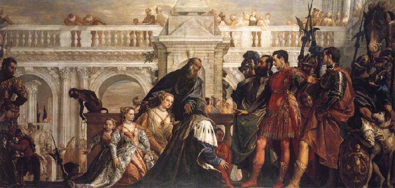 Paolo  Veronese The Family fo Darius Before Alexander the Great oil painting image